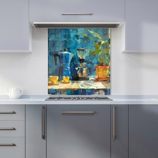 Warren Reed - Designer Morning Coffee: A Painterly View Kitchen Splashback