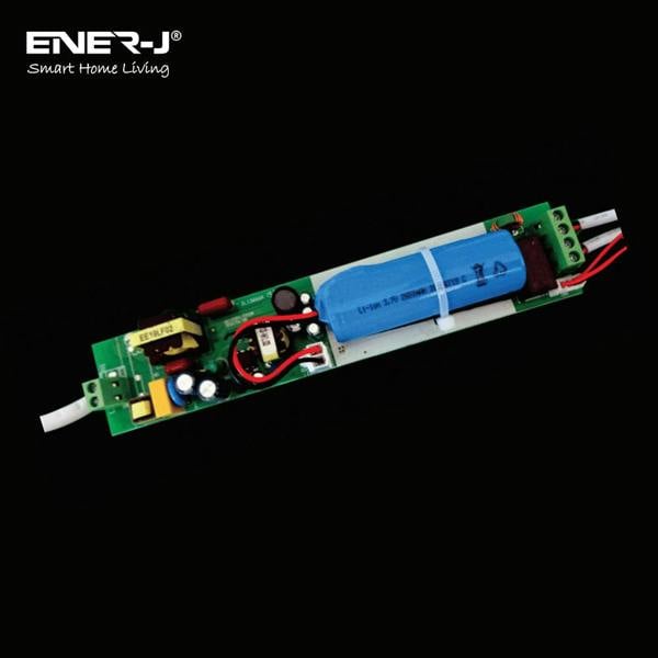 ENER-J 6W to 70W Plug and Play 5W Emergency Battery Kit for LED Panels 6W to 70W, 3 Hours of Emergency Lighting