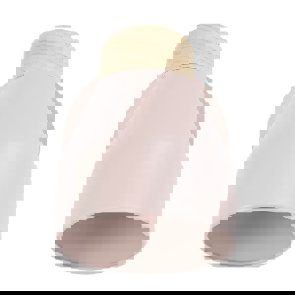 Contemporary Scandinavian Designed Wall Light Fitting in Pastel Soft Pink Image 2