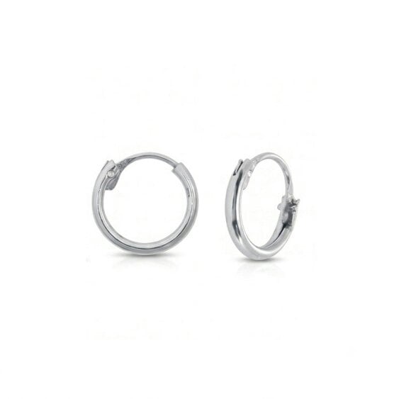 Spero London Sterling Silver Essential Hoop Earrings