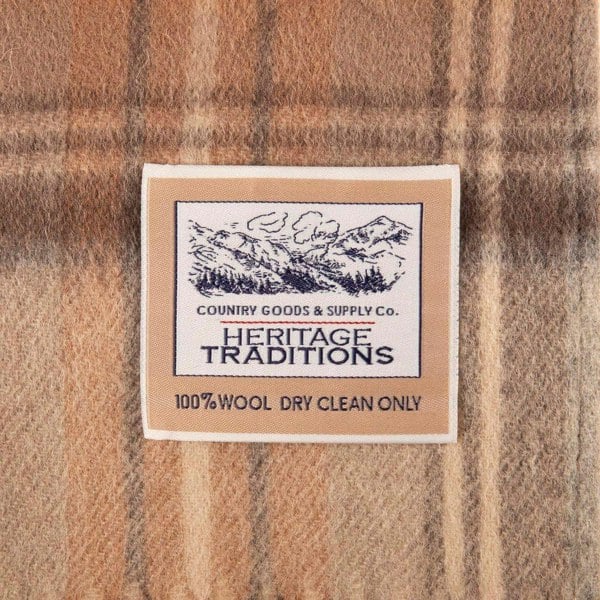 Pure Wool Tartan Serape 