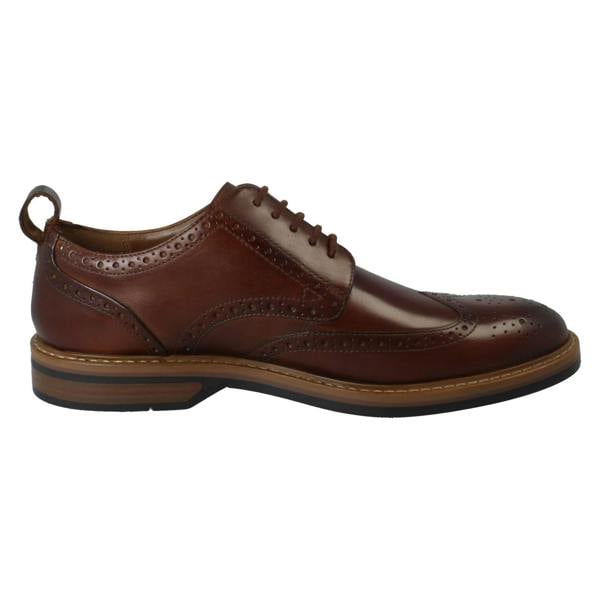 Clarks Mens Clarks Smart Casual Lace Up Brogue Shoes Aldwin Limit