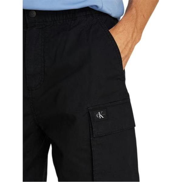 Calvin Klein Mens Cargo Shorts - Black - 