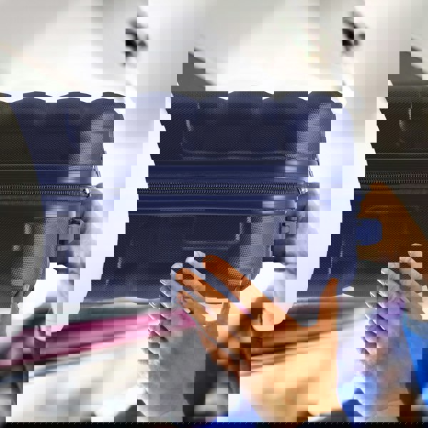 Flight Knight 45x36x20cm Hard Case Bubble Carry On Suitcase EasyJet Free Cabin Bag