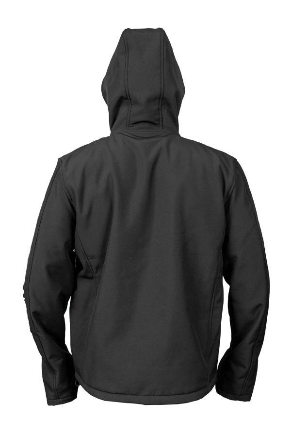 Hybrid Quilted Softshell Jacket with Hood (Black / Black) - Hi-Vis Trousers