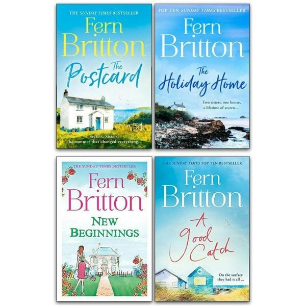 Fern Britton 4 Book Set - The Postcard, The Holiday Home, New Beginnings, A Good Catch