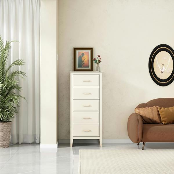 Cabinet Bits Palazzi 5 Drawer Narrow Chest of Drawers