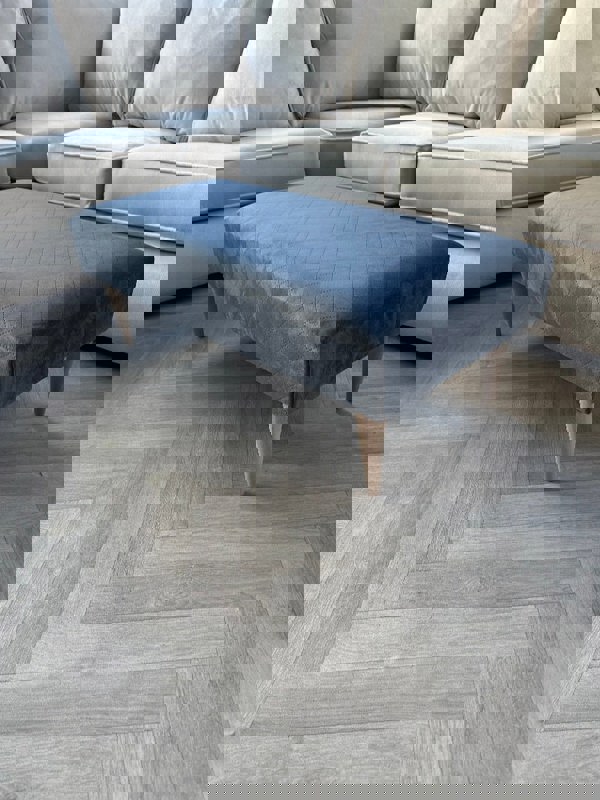 PREMIUM stitched lid Handmade footstool