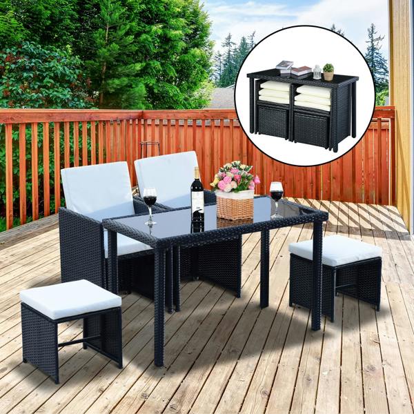 Resin Rattan Dining Set