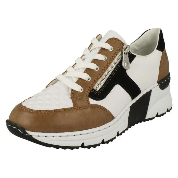 Rieker Ladies Sneakers By Rieker Wedge Heeled Trainers N6303