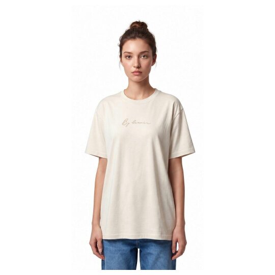 By Lanvin Signature Logo Beige T-Shirt