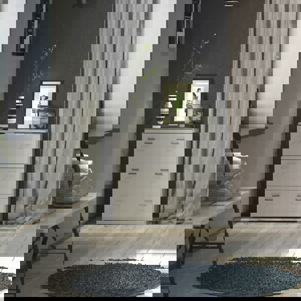 Furniture To Go Space Chest of 3 Drawers in White