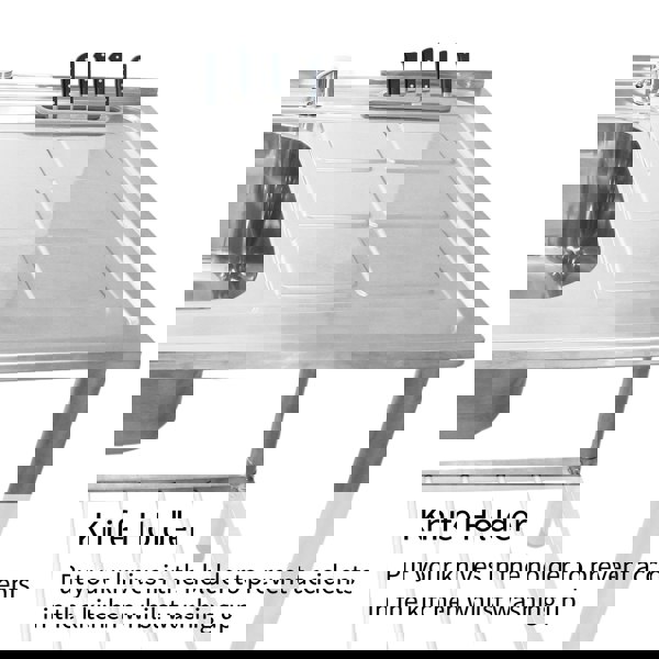 KuKoo Commercial Catering Sink Double Bowl / Right Hand Drainer