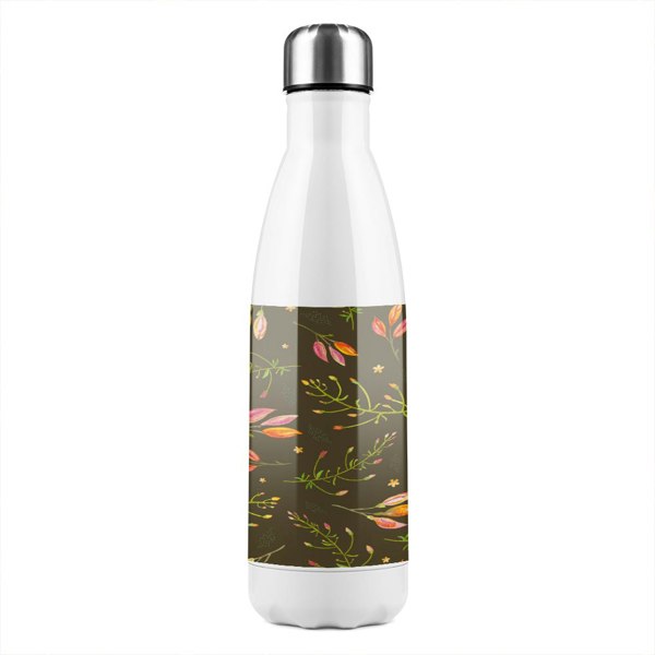 Benjamin Tate Design Acorns & Leaves Stainless Steel Bottle