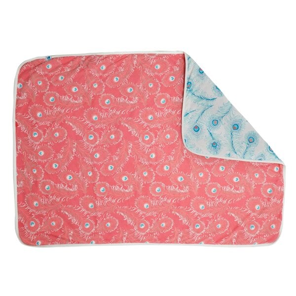 Lucy & Sam Peacock Reversible Blanket
