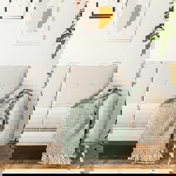 Emma Barclay Zahra Pistachio Blanket/Throw