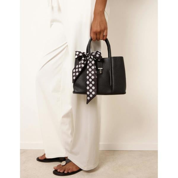 Blue Vanilla Scarf Top Handle Bag