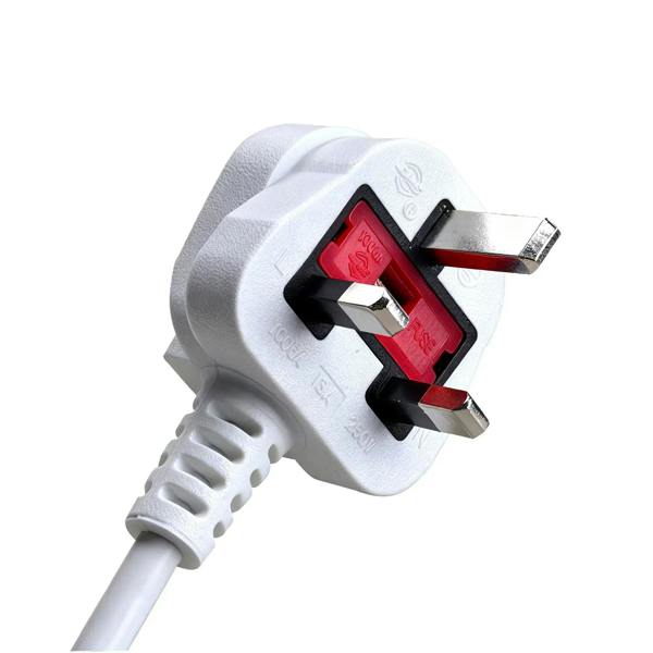 Cotton candy machine power plug and cord, close-up on red control area