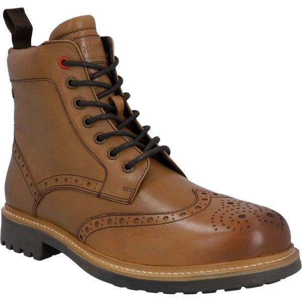 Hunter model Cawdor Brogue Ankle Male in Tan