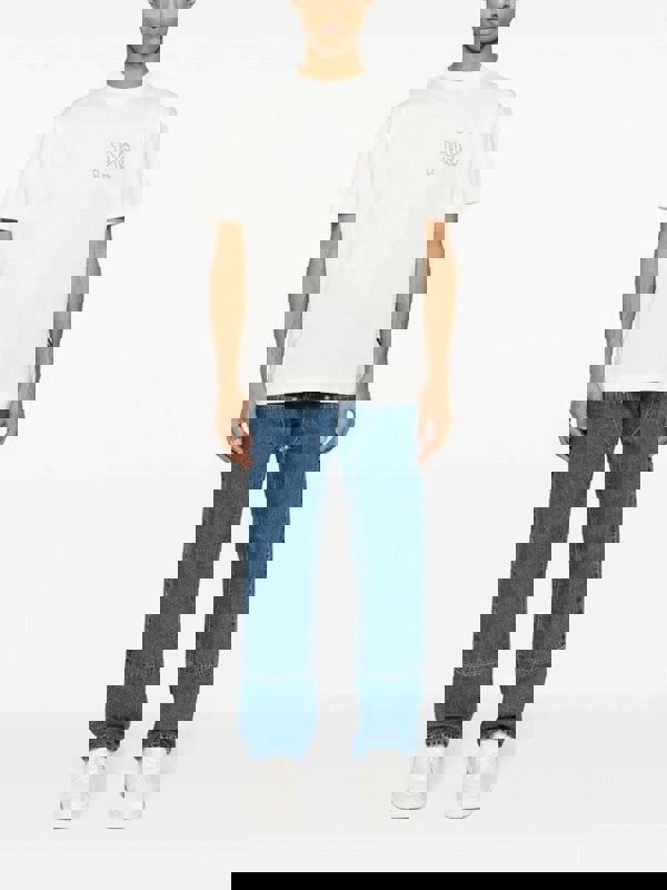 Palm Angels Monogram Workwear Denim Jeans Blue - Supplied FashionPalm Angels