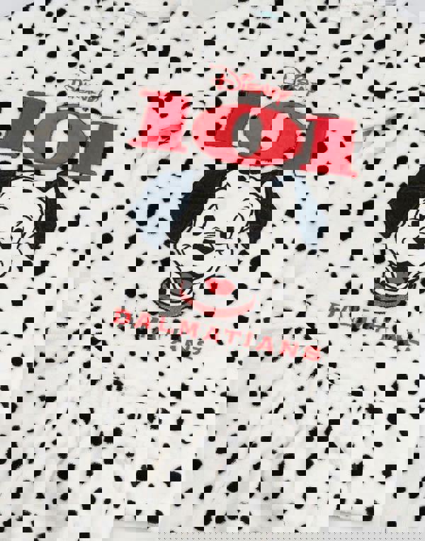 Disney Womens White 101 Dalmations Long Sleeve Long Leg Pyjama Set