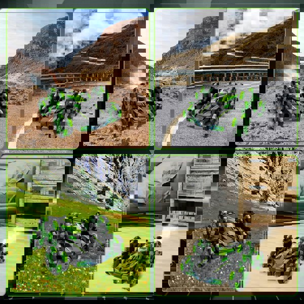 deAO Toys Children's Remote Control Car Off-Road Remote Control Car 360° Rotation With Lights