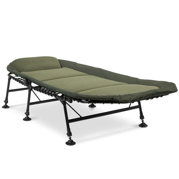 2 PACK WIDE Adjustable Fleece Camping & Fishing Bedchair Set - Levelling Feet - LoopsDirect