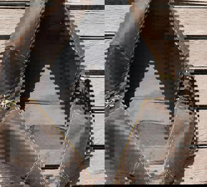 Touribag Genuine Leather Duffel With Suit Compartment