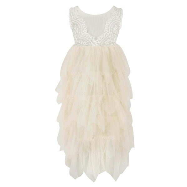 Sleeveless Bohemian Spirit Dress - Ivory