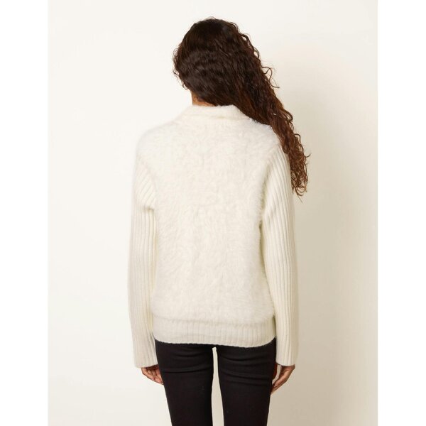 Blue Vanilla Fuzzy Knit Cardigan
