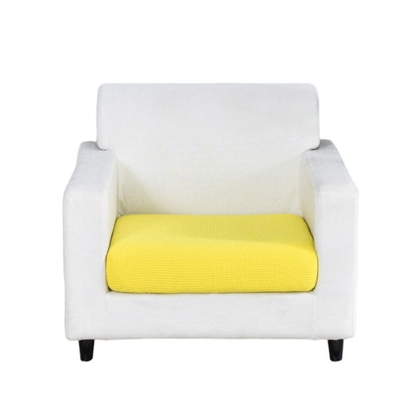 Anyhouz Anyseat Sofa Cover Yellow Polyester Thick Stretchable Cushion For Living Room 1Pc Enlarge Size 160-185cmx85-105cm