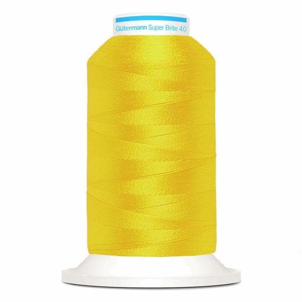 Gutermann Super Brite Polyester 40 Embroidery Thread 1000m Polyester Thread Suitable For Embroidery