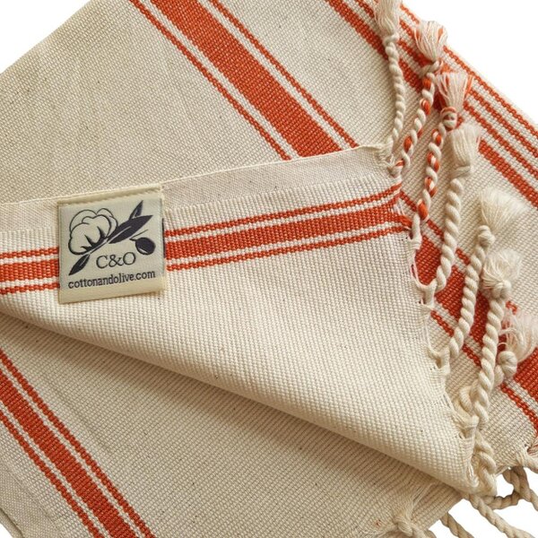 Cotton and Olive Alaturka Cotton Hammam Hand Towel