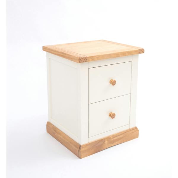 Cabinet Bits Trevi 2 Drawer Bedside Table