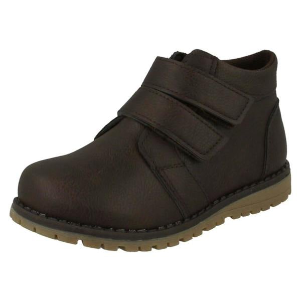 JC Dees Boys JCDees Round Toe Double Strap Ankle Boots