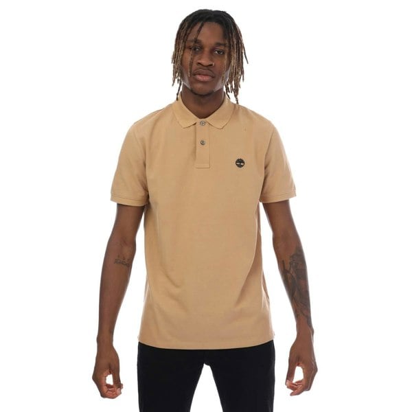 Timberland Unisex Adult Millers River Pique Polo Shirt - Wheat