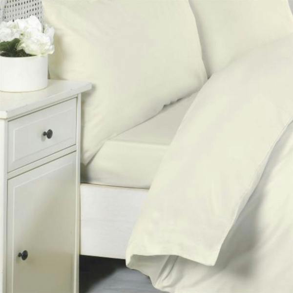 T-200 Cream Housewife Pillowcase Pair