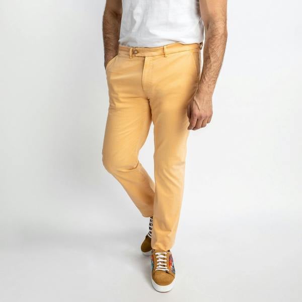 CLAUDIO LUGLI COLORED CHINO TROUSERS – Premium Men's Patterned Shirt by Claudio Lugli | Bold Design, Tailored Fit, Best Printed Shirts