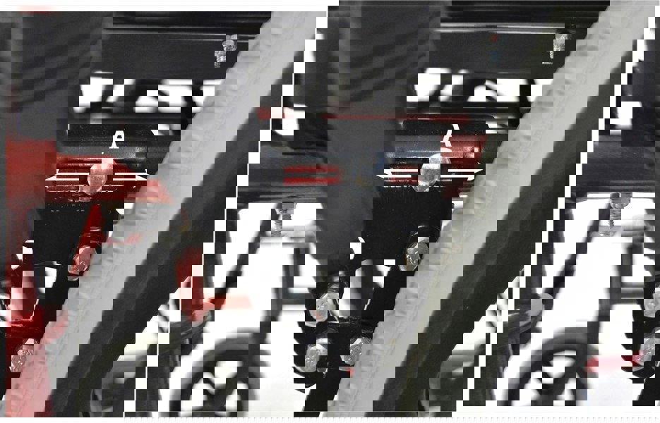 Aidapt Self propelled steel wheelchair Red