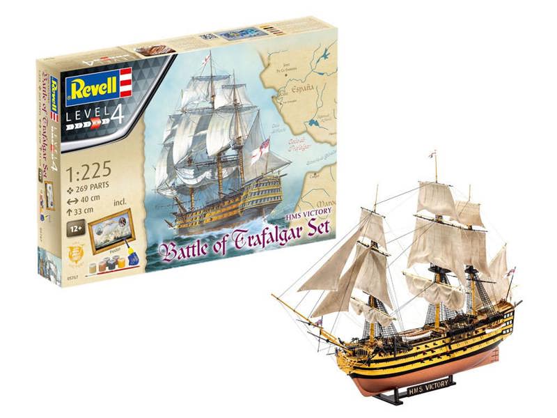 Revell Battle of Trafalgar Gift Set (1:225 Scale)