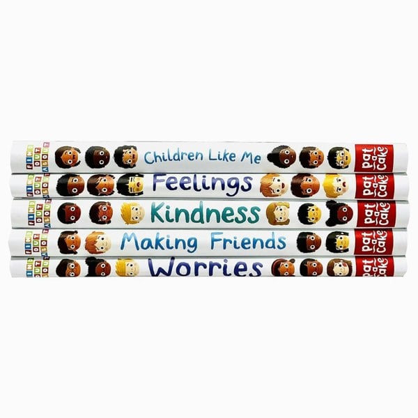 5 Books Collection Set Feelings, Kindness, Making Friends, Children Like Me, Worries