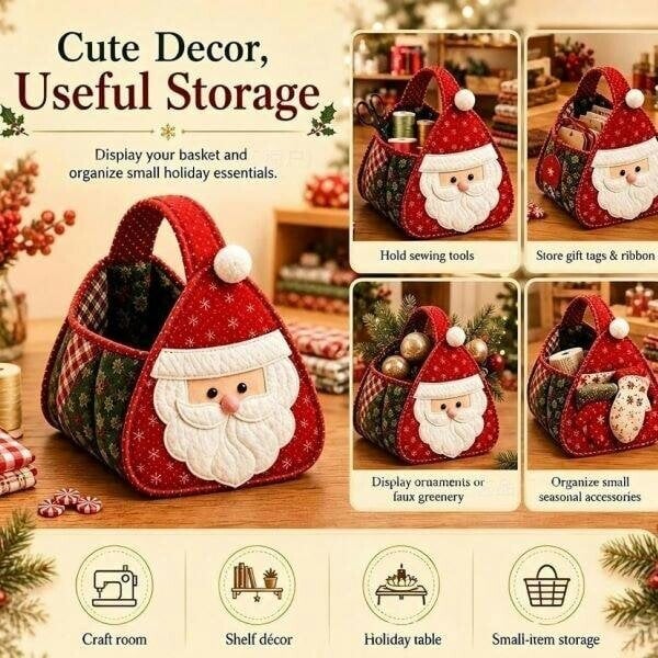 Leaper Christmas DIY Quilted Tote Bag Kit