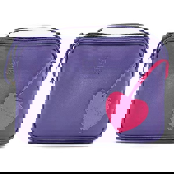 Mala Leather Anishka Camera Hearts Nappa Leather Crossbody Bag