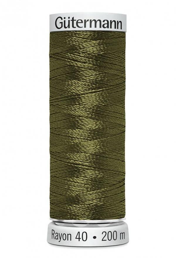 Gutermann No 40 Sulky Rayon Embroidery Thread 200m Rayon Thread Suitable For Embroidery