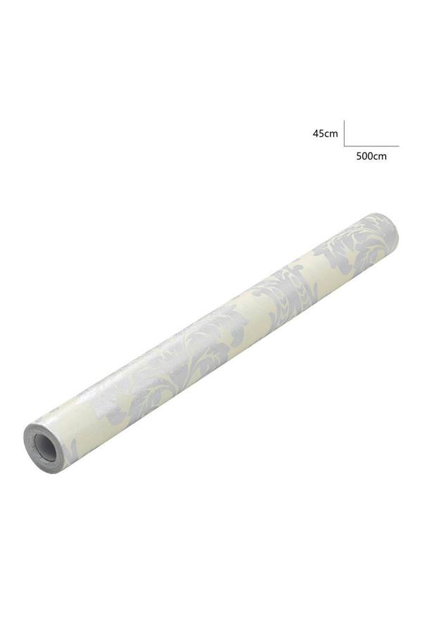 Living and Home 5M x 45Cm Retro Flower Textured PVC Wallpaper Roll