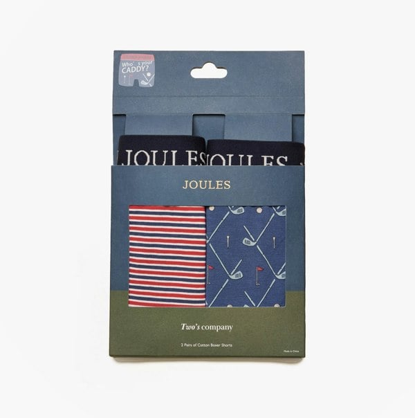 Joules Joules CROWN JOULES Mens Boxer Shorts Red/Blue
