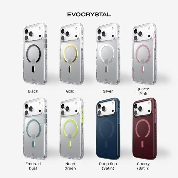 Tech21 Evo Crystal Case with MagSafe for iPhone 17/18 Pro Max 6.9" Clear Gold - T21-11700