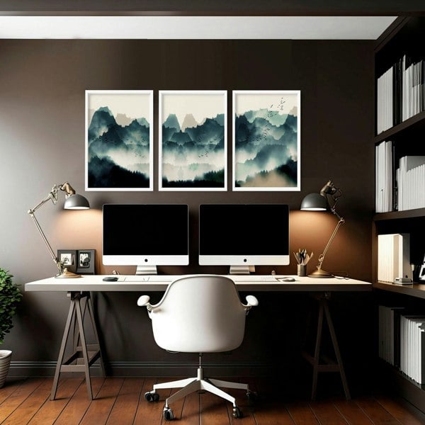 Wall decor for the office | set of 3 wall art prints