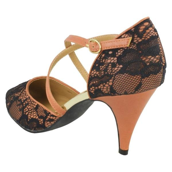 Anne Michelle Ladies Anne Michelle Pointed Toe Court Shoes
