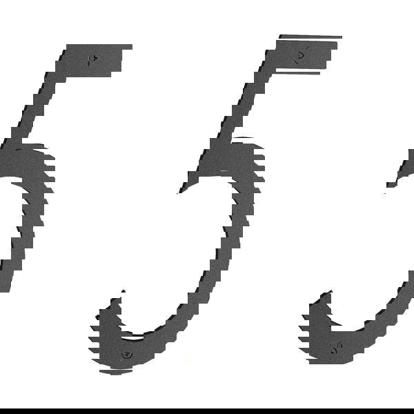 Matt black house number 5